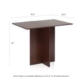 thumbnail image 5 of Furinno Boyate Special Simple Folding Table, Walnut, 5 of 5