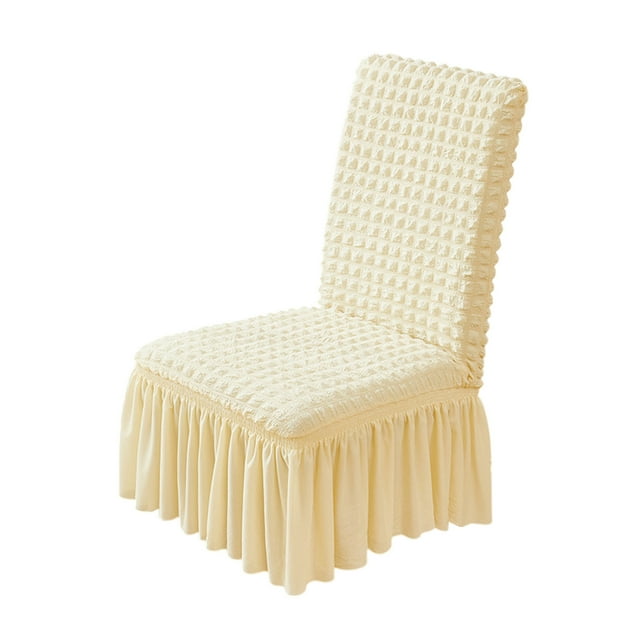 Btomtd Removable And Washable Chair Cover Easy To Install And Clean Stretch Chair Cover Suitable For Home Kitchen Banquet Hotel Chair Cover, Yellow