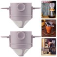 thumbnail image 3 of Filtro Plegable Sin Papel Hecha A Mano Color Morado 2 Uds., 3 of 8