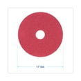 thumbnail image 3 of Boardwalk Standard Buffing Floor Pads 17" Diameter Red 5/Carton 4017RED, 3 of 6