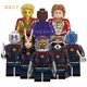 thumbnail image 2 of Figuras De Bloques De Construcción Mini Guardianes De La Galaxia Star-Lord Rocket Raccoon Nebula Drax Gao Jiahui  unisex, 2 of 2