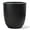 Black, variant on Concrete Planter Outdoor Indoor, Large Cement Plant Pots for Trees Flowers (Black, 18 inch)