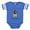 Royal Blue, variant on CafePress - Shih Tzu Lover - Cute Infant Baby Football Bodysuit