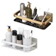 1PC Bathroom Shelf Kitchen Storage Organizer Aluminum Alloy Shampoo