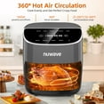 thumbnail image 4 of Nuwave 8QT Air Fryer Plus, Smart Digital Touchscreen and 50°F~400°F in Precise 5°, 5 Cook Functions, 100 Presets & 50 Memory, Powerful 1800W for Quick and Easy Meals, Cool Gray, 4 of 12