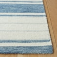 thumbnail image 3 of SAFAVIEH Metro Bruno Striped Runner Rug, Blue/Ivory, 2'3" x 8', 3 of 9
