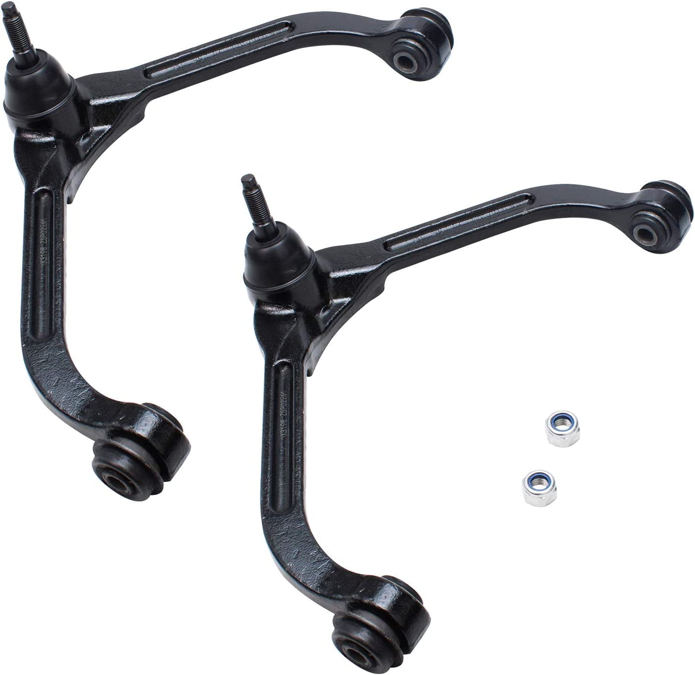 Detroit Axle - 10pc Front End Suspension Kit for Jeep Liberty 02-05, 2 Upper Control Arms 4 Inner Outer Tie Rod Ends 2 Sway Bars 2 Boots 2002 2003 2004 2005 Replacement