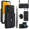 thumbnail image 1 of Samsung Galaxy A13 RFID Para Que Bloquea la Funda Protectora para Billetera Funda con Tapa Magnética Bolsillo con Múltiples Ranuras para Tarjetas con Correa para el, 1 of 7