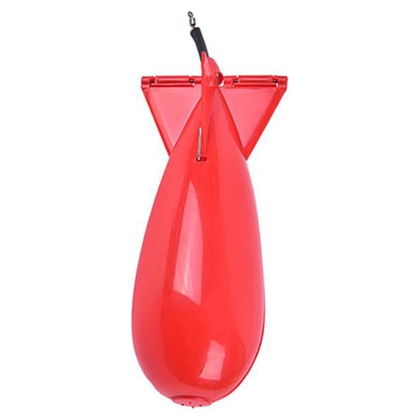 Carp Fishing Rockets Feeder 3 Tamaño Bomba Señuelo Cebos Titular Maker Tackle (S) Rojo JShteea El nuevo