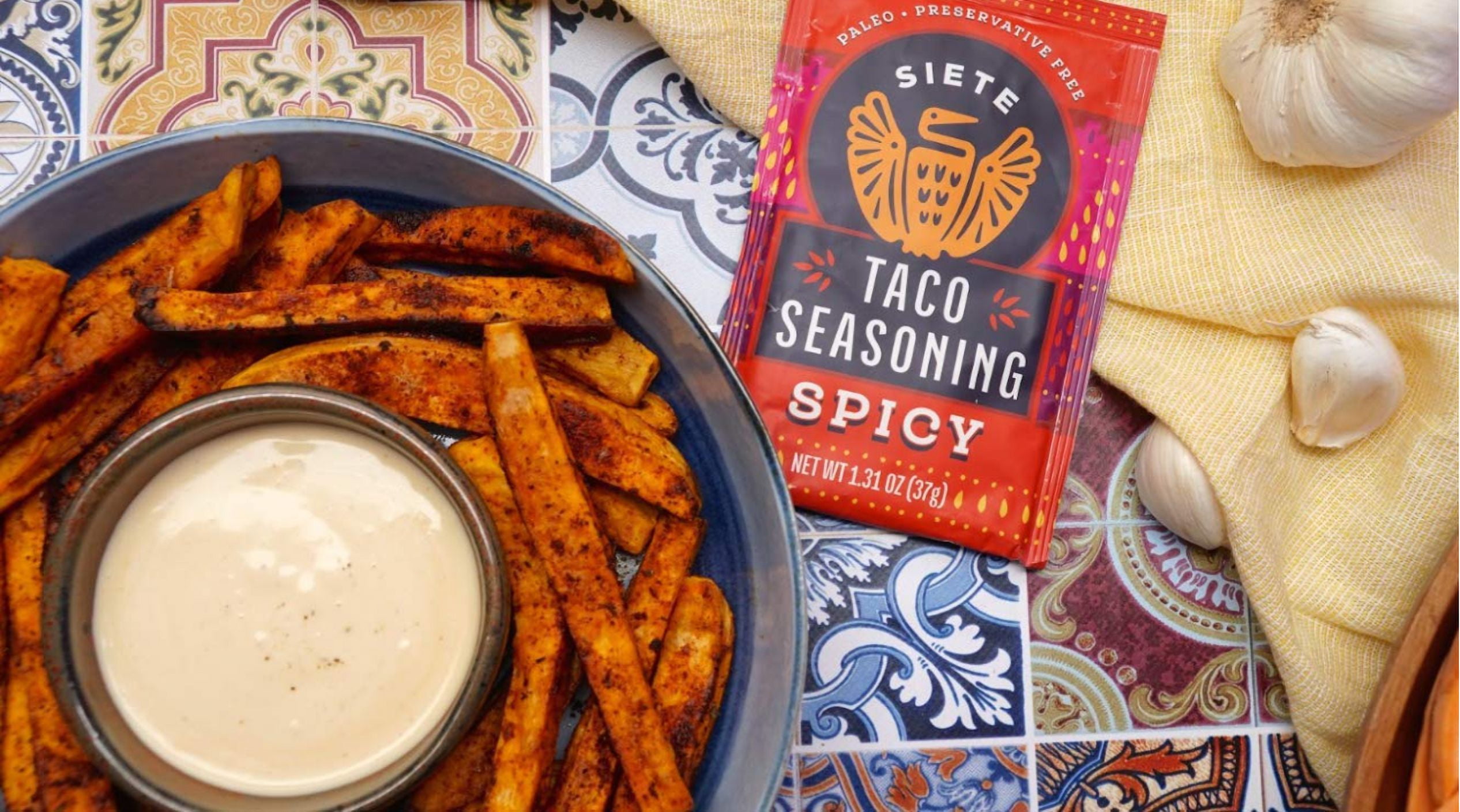 (Pack of 12)Siete Taco Seasoning Spicy, 1.31 oz.