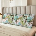 thumbnail image 6 of Bingfone Body Pillow Cover Long Pillow Case With Zipper Decorative Bedding Pillowcase 20"X54" Soft Cushion Pillow Case For Bedroom-Watercolor Palm Tree, 6 of 8