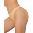 thumbnail image 4 of INSPIRE CHIC Women's Packs G-String Panties Breathable Hi-Cut Thongs 6 Beige S, 4 of 4