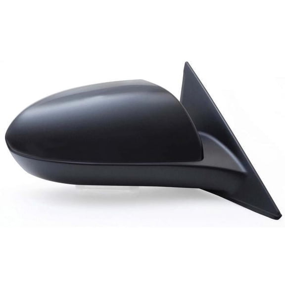 66585M - Fit System Passenger Side Mirror for 09-13 Mazda 6 black, PTM cover, w/o turn signal & puddle lamp, non-foldaway, Power
