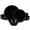 Black, variant on LaGlint Dinnerware Sets Vertical Rim Black Opal Glass, Dishwasher and Microwave Safe, 12 Piece, Service for 4