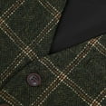 thumbnail image 4 of GFDYREE Men's Slim Fit Herringbone Tweed Suits Vest Premium Wool Blend Waistcoat, 4 of 7