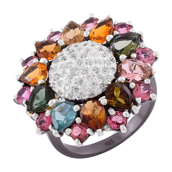 Multi Gemstone Gemstone Ring