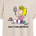 thumbnail image 3 of Peanuts - Yes I Am Perfect Sally - Women's Oversized T-Shirt, 3 of 6