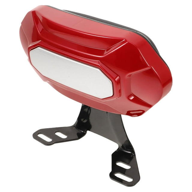 unbranded Cojín Trasero Rojo Para Asiento De Motocicleta Con Ajustable Fácil De Instalar