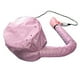 thumbnail image 1 of FMELAH Gorro de secado de cabello suave portátil con accesorio ajustable para secador de pelo de mano - Máscara de aceite para hornear de salón (rosa), 1 of 5