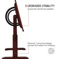 thumbnail image 5 of MEEDEN Wood Adjustable Height Drawing Table with 36" x 24" Angle Adjustable Top, Walnut, 5 of 7