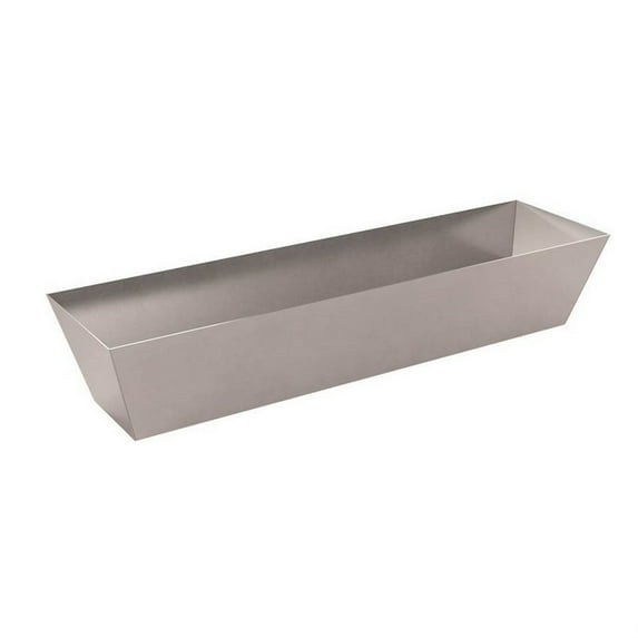 Bon Tool 85-147 Heli-Arc Mud Pan - Stainless Steel 16"