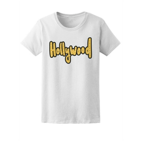 Hollywood Cool Sparkle Quote T-Shirt Women -Image by Shutterstock, Female Medium