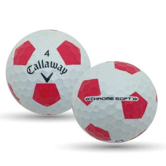 Mulligan - 48 balles de golf récupérées Callaway Chrome Soft Truvis 5A, Blanc