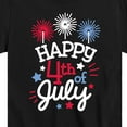 thumbnail image 3 of Instant Message - Happy 4Th Of July - Toddler & Youth Short Sleeve Graphic T-Shirt, 3 of 6