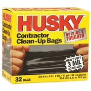 Husky Contractor Clean-Up Bags - 32 Count
