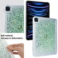thumbnail image 4 of Dteck Case for iPad Air 5th/4th Generation 2022/2020, iPad Pro 11 inch Case (4th/3rd/2nd/1st Gen), iPad Air 10.9 Inch Glitter Case, Hard Sturdy Slim Cover for Girls,Green, 4 of 6