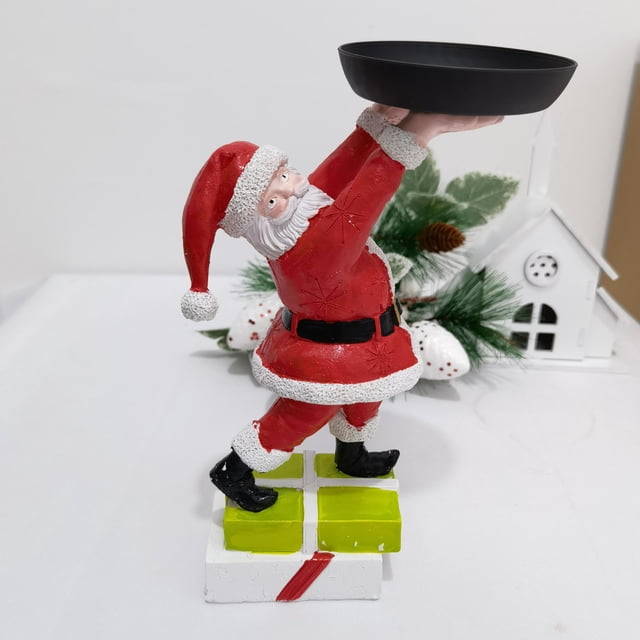 Bandeja de sujeción de Papá Noel, soporte para golosinas de muñeco de nieve de Navidad, frutero, soporte para golosinas de muñeco de nieve de Navidad, muy recomendado
