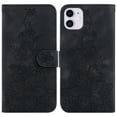 thumbnail image 2 of Compatible with iPhone 11 Embossed Lily Wallet Case with Card Holder PU Leather Flip Cover, 2 of 5