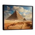 thumbnail image 2 of Designart "Pyramid delicate Sands" Egypt Floater Framed Canvas Print, 2 of 7