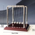 thumbnail image 2 of Newton's Pendulum Ball Hitting Classic Small Square Pendulum Ball Creative Physical Science Law Decompression Toy Balance Ball, 2 of 5