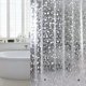 thumbnail image 1 of Water and mildew resistant stone pattern shower curtain 180x200cm, 1 of 5