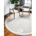 thumbnail image 3 of Jill Zarin’s Uptown Round Abstract Modern Area Rugs, Tan, 3 of 8