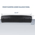 thumbnail image 3 of Front Bumper Lower Valance Panel Textured Black Fit for Toyota Tundra 2022-2023, 3 of 9