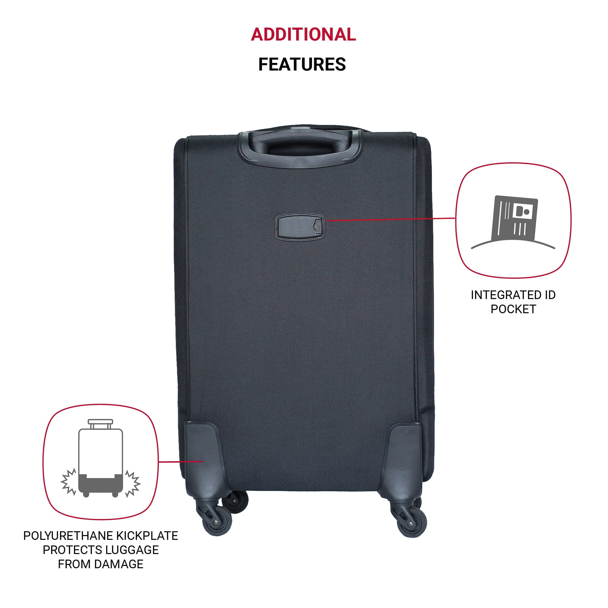 2PCS Oxford Suitcase set Traval Luggage Set without password lock Universal Wheel 20+24 inch