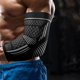 thumbnail image 3 of Calentadores de brazo deportivos de nailon de color liso para hombre, de alta elasticidad, para hombre, 3 of 3