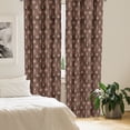 thumbnail image 3 of Ambesonne Bear Window Curtains, Flock of Big Angry Bears, Each 28" W x 84" L, Umber Brown and Cocoa, 3 of 5
