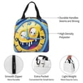 thumbnail image 4 of KLL Funny Alarm Clock Illustration Print Insulated Lunch Bag Women, Reusable Cute Tote Lunch Box for Adult & Men, Leakproof Cooler Lunch Bags for Work Office Travel Picnic, 4 of 6