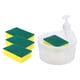 thumbnail image 5 of Dispensador de jabón para platos y soporte para esponja, práctico y multifuncional, con bomba de jabón líquido. Claro, 5 of 9
