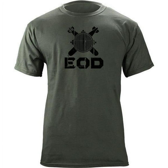 Vintage Navy Explosive Ordnance Disposal EOD Rating Badge Veteran T-Shirt