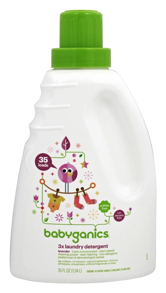 BabyGanics 3x Laundry Detergent Lavender 35 oz.