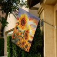 thumbnail image 5 of Summer Garden Flag Sunflower 12x18 Inch Double Sided Outside Small Family Initial Yard Decoration, 5 of 5