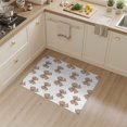 thumbnail image 2 of ODIKA 3'x5' Washable Throw Rug Retro Pink Bowknot Cream Striped Short Haired Bows Shaped for Entryway, Kitchen, Mudroom, Stain Resistant, Low Profile, Non-Slip, 2 of 7