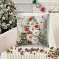 thumbnail image 6 of YIKA Santa Claus Christmas Tree Pillowcase Christmas Pillow Cover Holiday Decoration Sofa Decoration Linen Pillow Home Sofa Holiday Decoration Pillow Cover 45x45cm B, 6 of 6