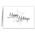 thumbnail image 2 of Snowflake Christmas 25 "Happy Holiday" Cards & Envelopes - 4.5" X 6" Cards When Folded, 2 of 4