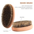 thumbnail image 2 of 2 PCS Boar Bristle Hair Beard Brush for Men – Hard Bristles for Thick to Coarse Hair – Use for Detangling, Smoothing, Wave Styles, Restore Shine and Texture, 2 of 7