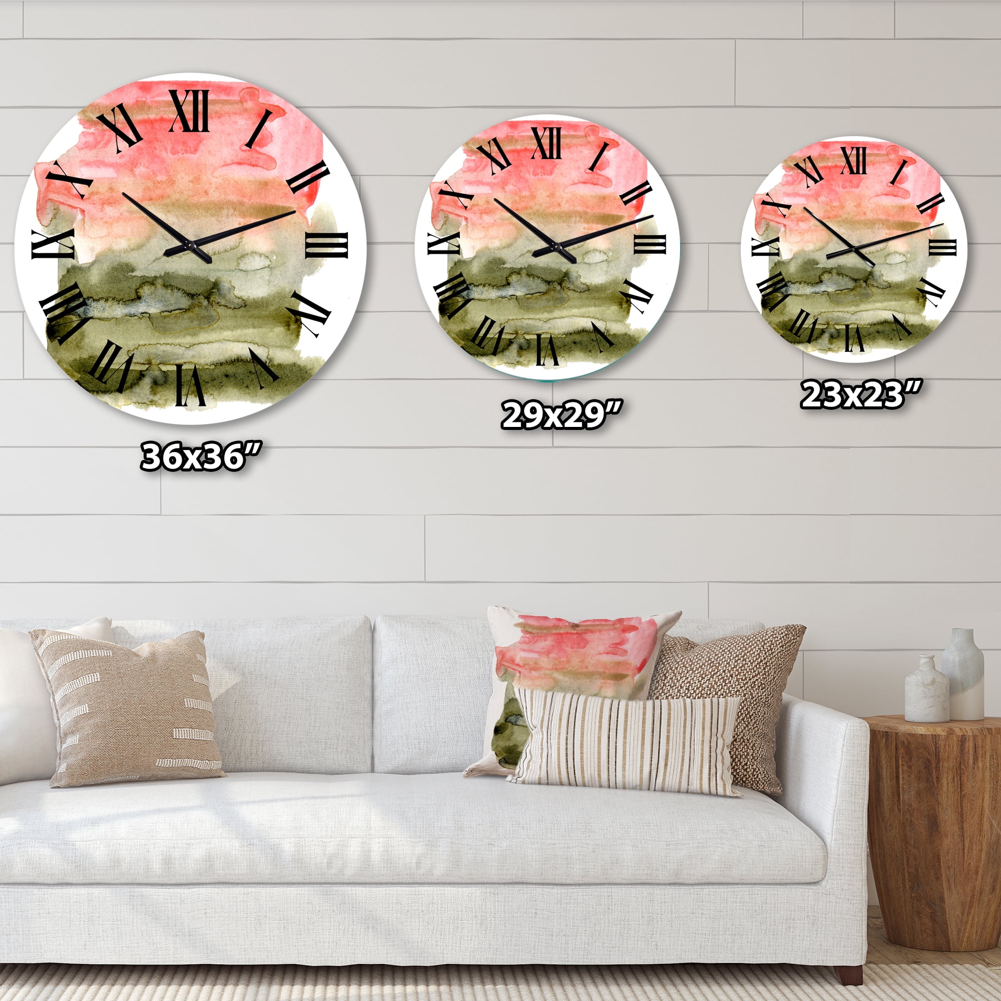 Designart 1 in Quartz Modern/Contemporary Wall Clock
